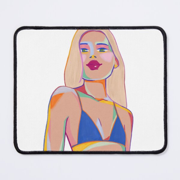 Item preview, Colorful Pop Art Portrait of Blonde Woman designed and sold by DailyDoodlesBySumbul.