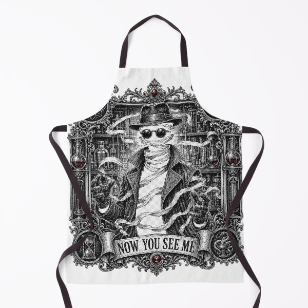 Item preview, The Invisible Man Now You See Me - Gothic Woodcut designed and sold by Riah Studio.
