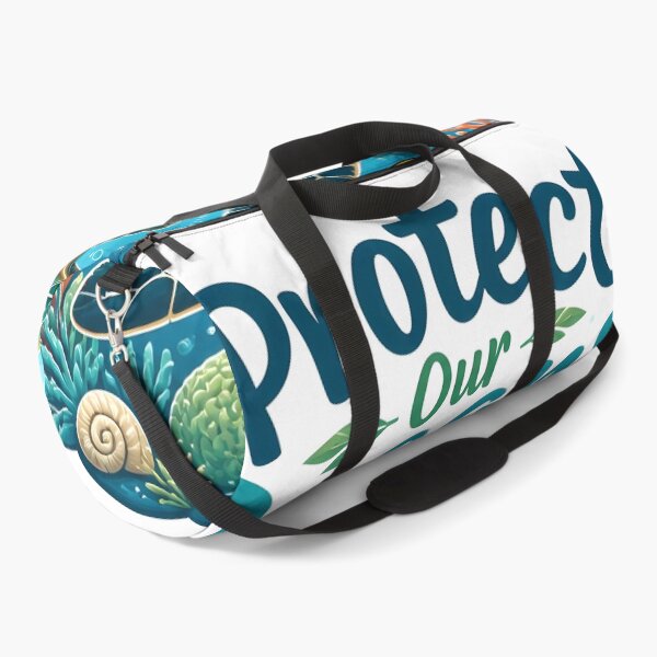 Item preview, Protect Our Oceans Sea Turtle Underwater Coral Reef Art designed and sold by Luna-Flow.