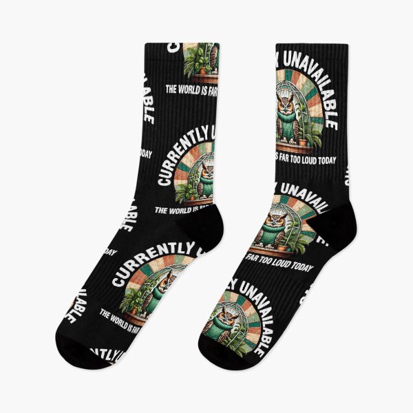 Item preview, The World Is Far Too Loud Today designed and sold by artlife4.