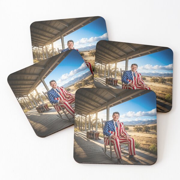 Item preview, Ronald Reagan Portrait America's 250th Anniversary designed and sold by Home Decor Art.
