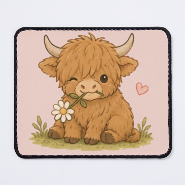 Item preview, Snack Time Highland Cow designed and sold by MellowMunchkins.