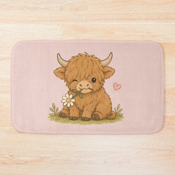 Item preview, Snack Time Highland Cow designed and sold by MellowMunchkins.