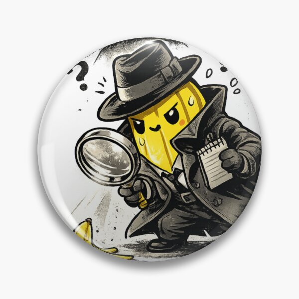 Item preview, Who Did This Funny Detective Banana Peel Mystery Design designed and sold by irfanshikh.