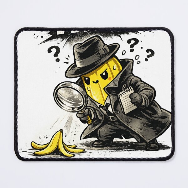 Item preview, Who Did This Funny Detective Banana Peel Mystery Design designed and sold by irfanshikh.
