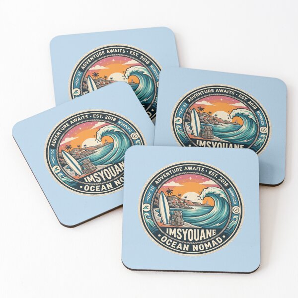 Item preview, lmsouane Morocco, Surf, Tea & Atlantic Coastal Vibes designed and sold by bihtti.