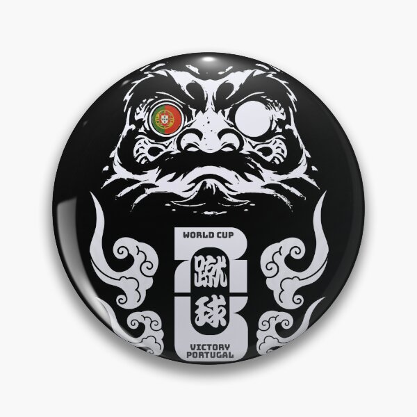 Item preview, World Cup Portugal Daruma – Japanese Lucky Doll Soccer Victory Design designed and sold by Chaaa-han.