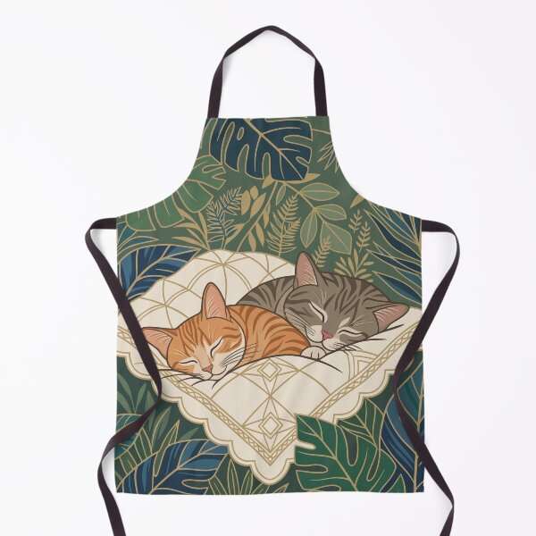 Item preview, Botanical Cat in Bed Art designed and sold by PrintivoraHub.