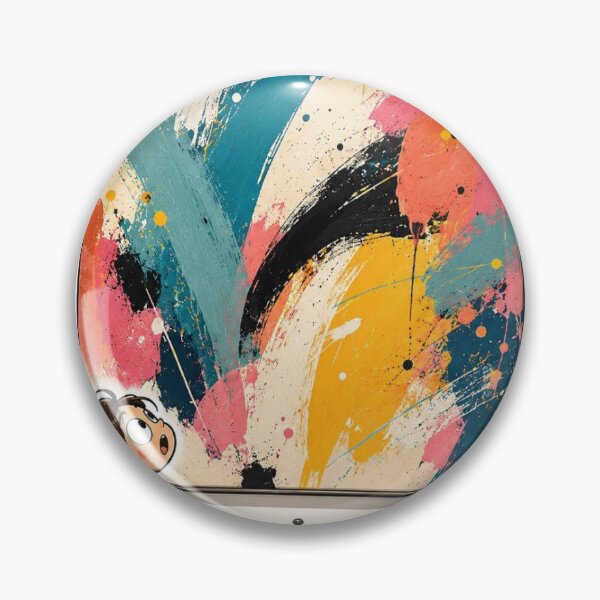 Item preview, Lost in Abstract Art Museum Sticker designed and sold by InkPixell.