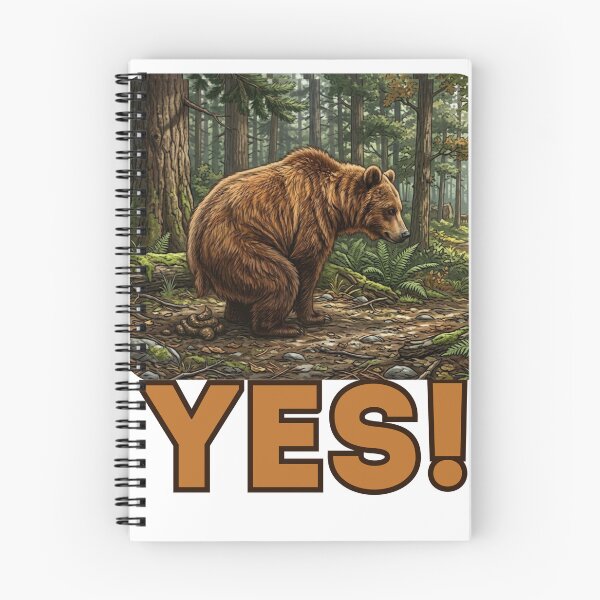 Item preview, DOES A BEAR SHIT IN THE WOODS? Obvious Idioms Humor Timeless Rhetorical Question Joke designed and sold by Space Ghettos.