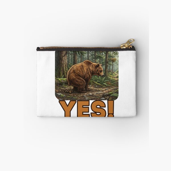Item preview, DOES A BEAR SHIT IN THE WOODS? Obvious Idioms Humor Timeless Rhetorical Question Joke designed and sold by Space Ghettos.