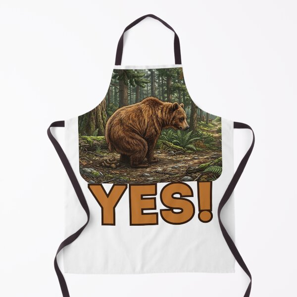 Item preview, DOES A BEAR SHIT IN THE WOODS? Obvious Idioms Humor Timeless Rhetorical Question Joke designed and sold by Space Ghettos.
