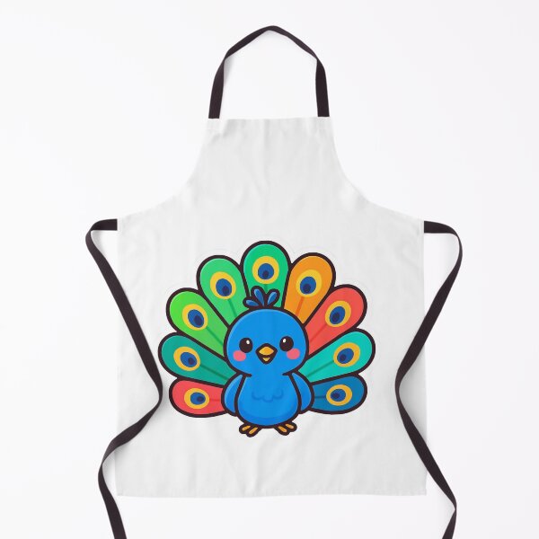 Item preview, Show Your Colors Peacock - Positive Kawaii Sticker designed and sold by foryouandyours.