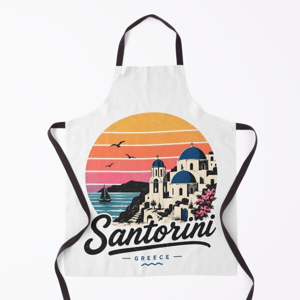 Item preview, ,Vintage Santorini Greece Sunset Island Travel Design designed and sold by TAOptimus .