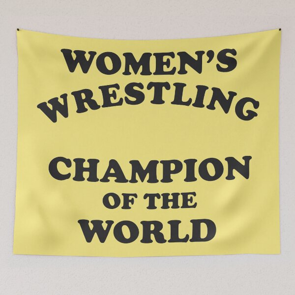 Item preview, Women's Wrestling Champion of the World designed and sold by pink-beagle.