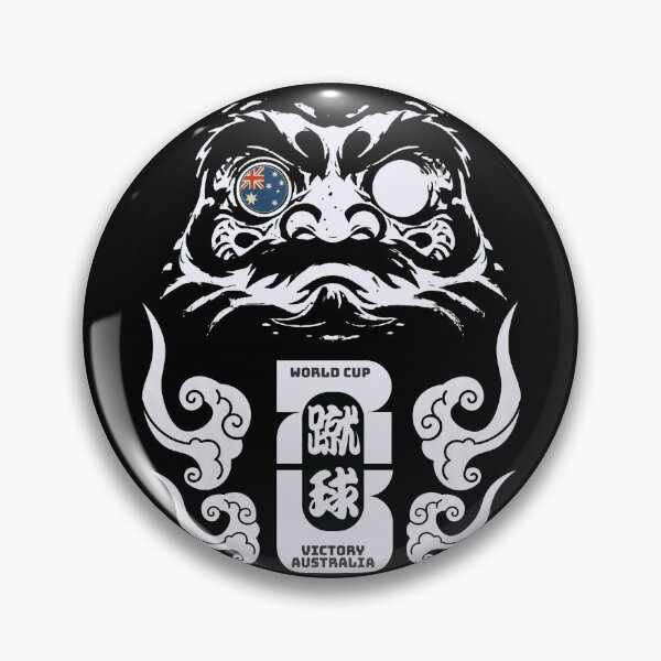 Item preview, World Cup Australia Daruma – Japanese Lucky Doll Soccer Victory Design designed and sold by Chaaa-han.