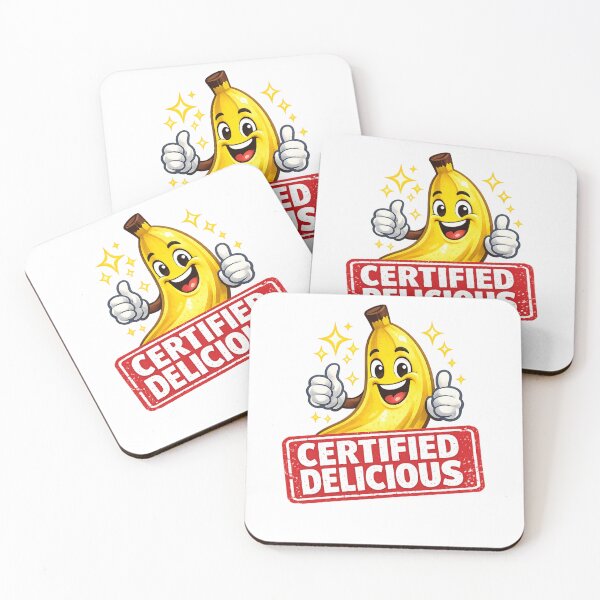 Item preview, Certified Delicious Banana Funny Thumbs Up Cute Fruit Design designed and sold by irfanshikh.