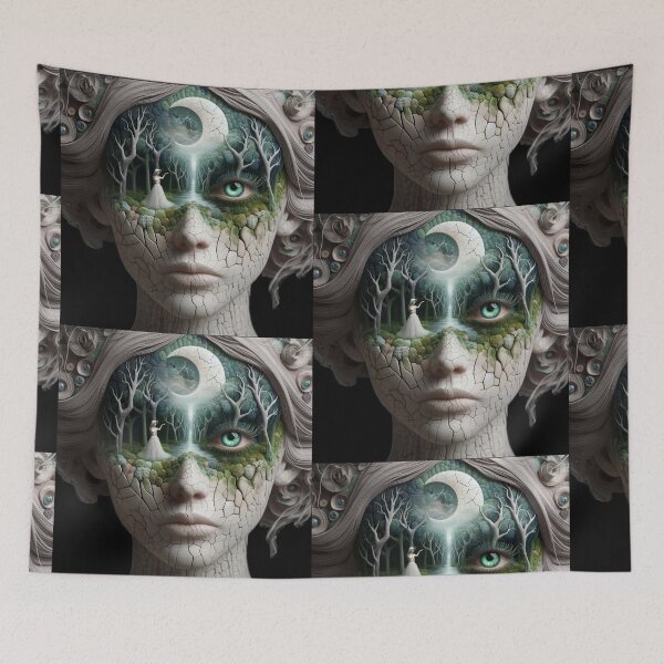 Item preview, The Secret Forest Within – One-Armed Ghost designed and sold by LujziWorld.