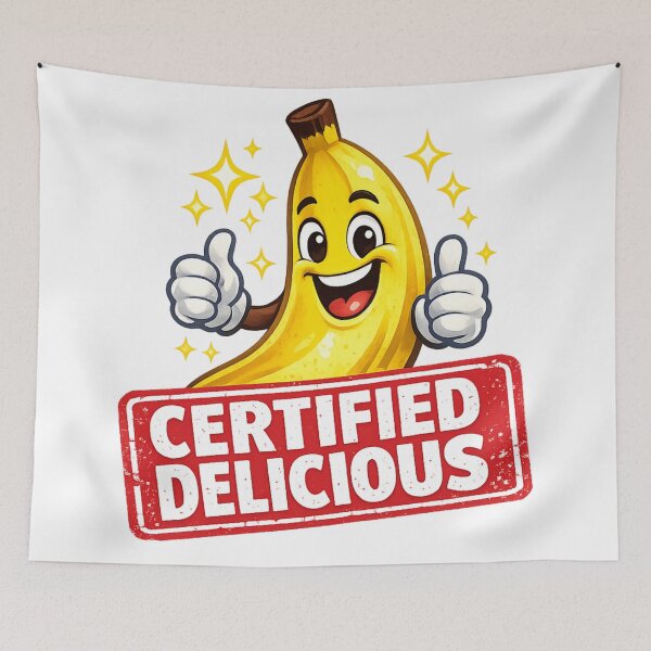 Item preview, Certified Delicious Banana Funny Thumbs Up Cute Fruit Design designed and sold by irfanshikh.