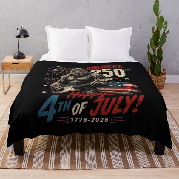 Item preview, America's 250th Happy 4th Of July! 1776 - 2026 Bigfoot Sasquatch Patriotic Anniversary designed and sold by HumansStuck12.