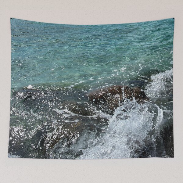 Item preview, Breaking Waves Barbados Abstract  designed and sold by Londonimages.