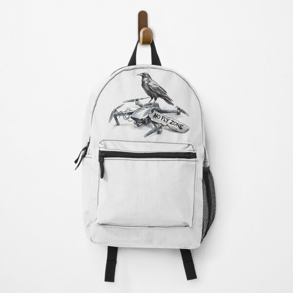 Item preview, No Fly Zone: Defiant Raven and Broken Drone Art designed and sold by SoulPT.