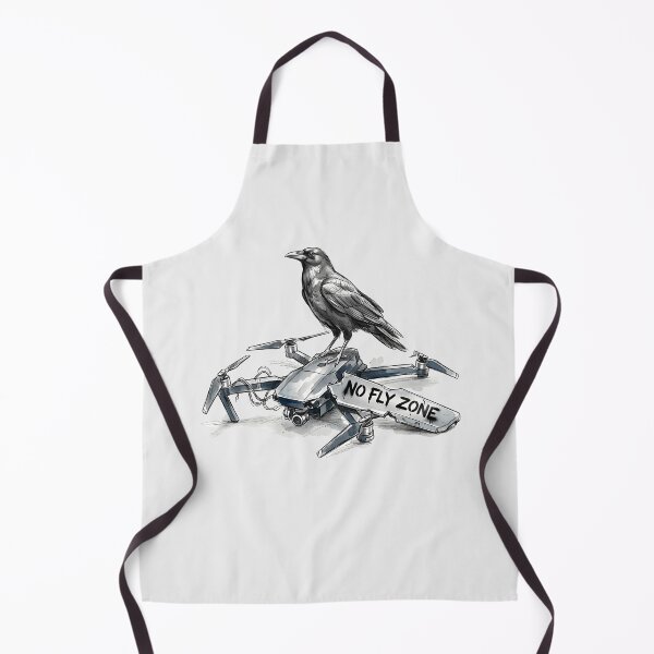 Item preview, No Fly Zone: Defiant Raven and Broken Drone Art designed and sold by SoulPT.