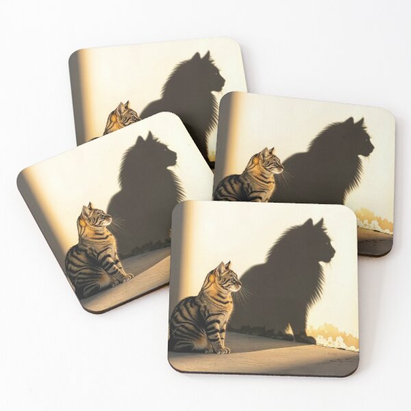 Item preview, Tabby Cat with Lion Shadow designed and sold by Pioneer Spirit Market.