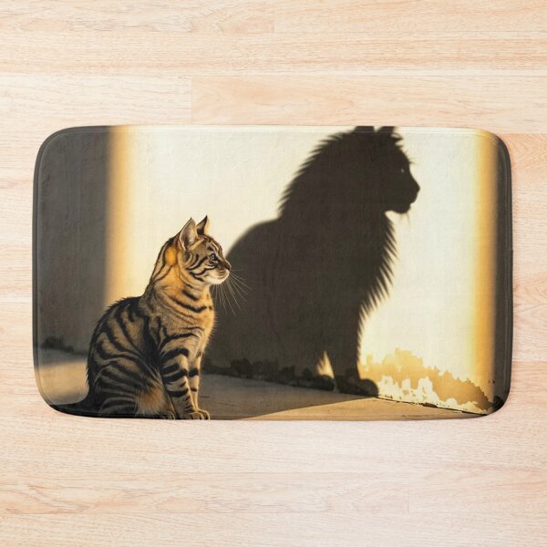 Item preview, Tabby Cat with Lion Shadow designed and sold by Pioneer Spirit Market.