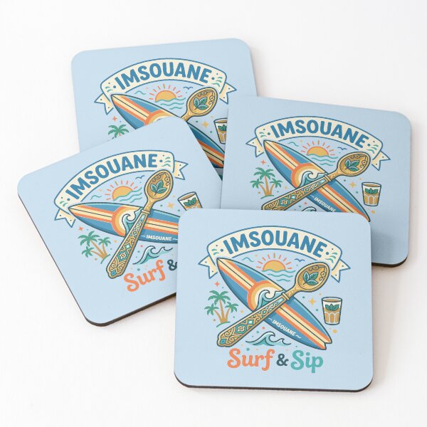 Item preview, lmsouane Morocco, Surf, Tea & Atlantic Coastal Vibes designed and sold by bihtti.