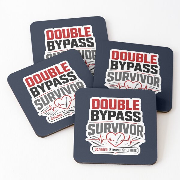 Item preview, Double Bypass Survivor Grunge - Scarred Strong Still Here designed and sold by BlackSector77.