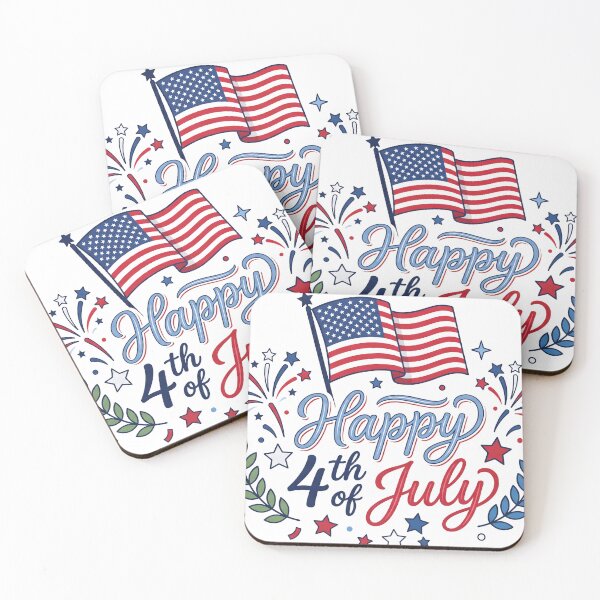 Item preview, Happy 4th of July US Flag designed and sold by brkvdesign.