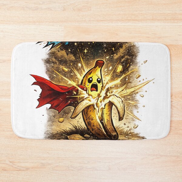 Item preview, NOOOOO Funny Exploding Banana Superhero Cape Comic Design designed and sold by irfanshikh.