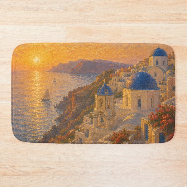 Item preview, Sunset at Santorini designed and sold by ArcanaAbsolute.
