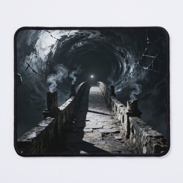 Item preview, Ancient Stone Bridge into Swirling Dark Portal designed and sold by Pioneer Spirit Market.