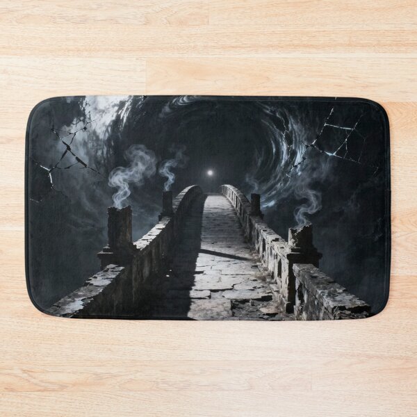 Item preview, Ancient Stone Bridge into Swirling Dark Portal designed and sold by Pioneer Spirit Market.