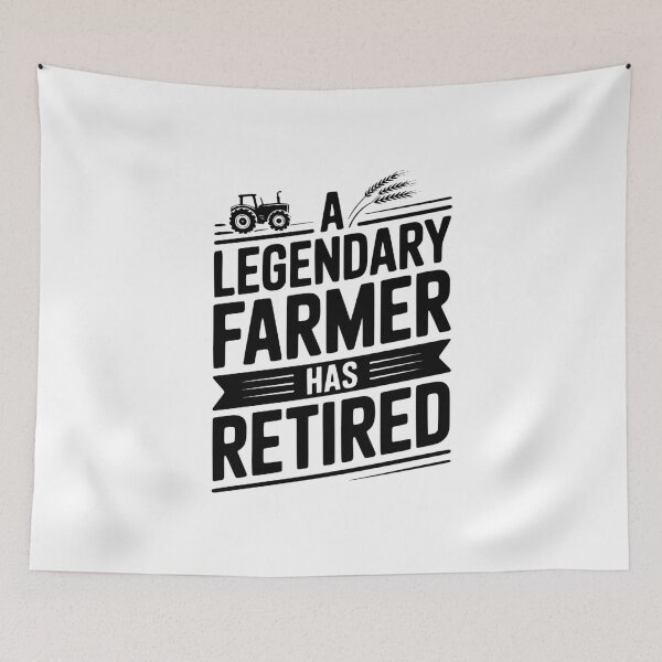 Item preview, A Legendary Farmer Has Retired designed and sold by Frank Ring.