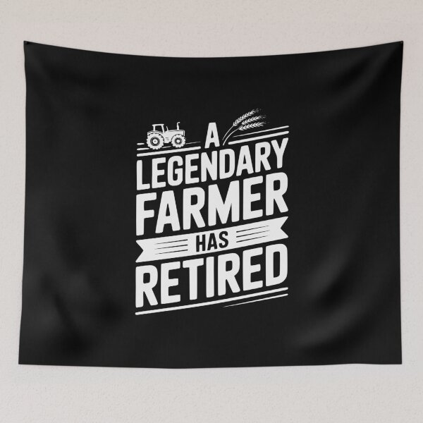 Item preview, A Legendary Farmer Has Retired designed and sold by Frank Ring.