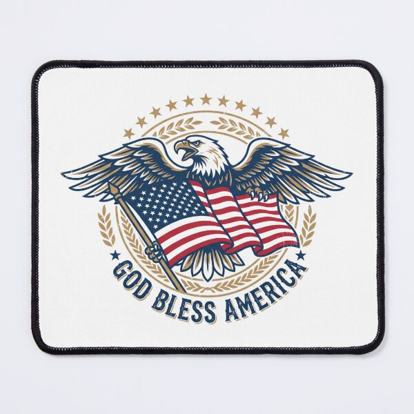 Item preview, 4th of July God Bless America designed and sold by brkvdesign.