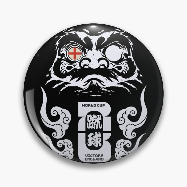 Item preview, World Cup England Daruma – Japanese Lucky Doll Soccer Victory Design designed and sold by Chaaa-han.