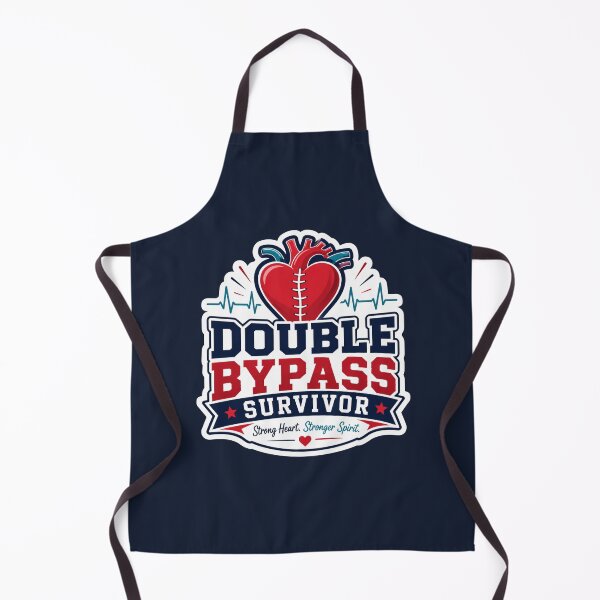 Item preview, Double Bypass Survivor Badge - Strong Heart Vintage Art designed and sold by BlackSector77.