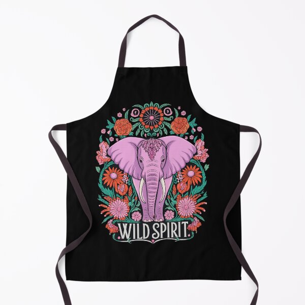 Artikelvorschau, Wilder Geist-Elefant – Florales Boho-Wildtier-Kunstdesign entworfen und verkauft von BlueHillsJanot.
