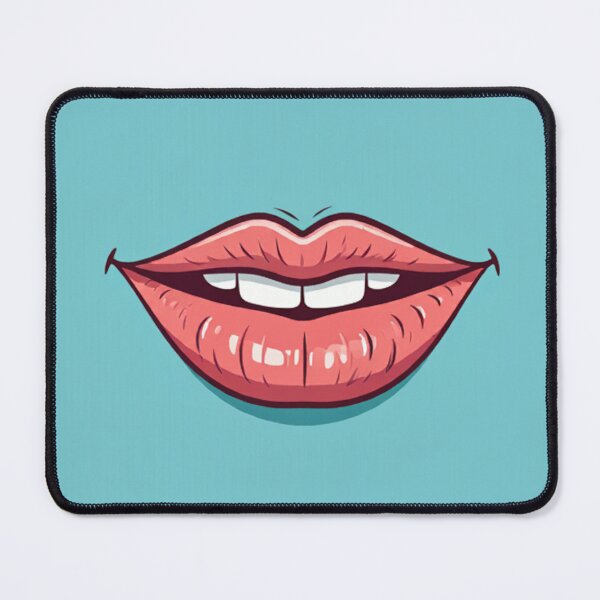 Item preview, Retro Pop Art Lips - Vibrant Smile Illustration designed and sold by Iulica.