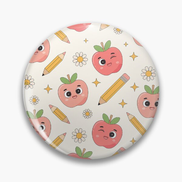 Item preview, Retro School Apple Pattern Back to School designed and sold by Color World.