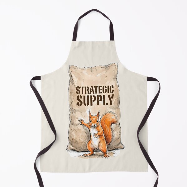 Item preview, Strategic Supply: Funny Squirrel Guardian Art designed and sold by SoulPT.