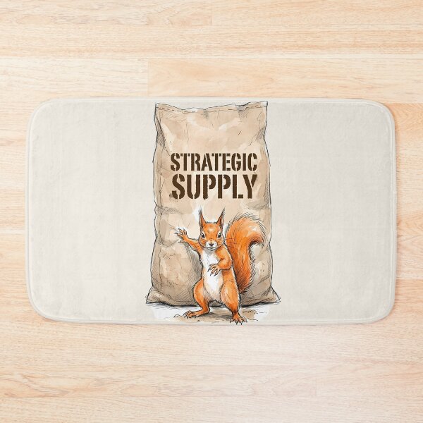 Item preview, Strategic Supply: Funny Squirrel Guardian Art designed and sold by SoulPT.