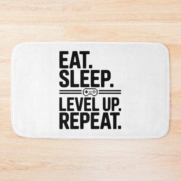 Item preview, Eat. Sleep. Level Up. Repeat. designed and sold by Frank Ring.