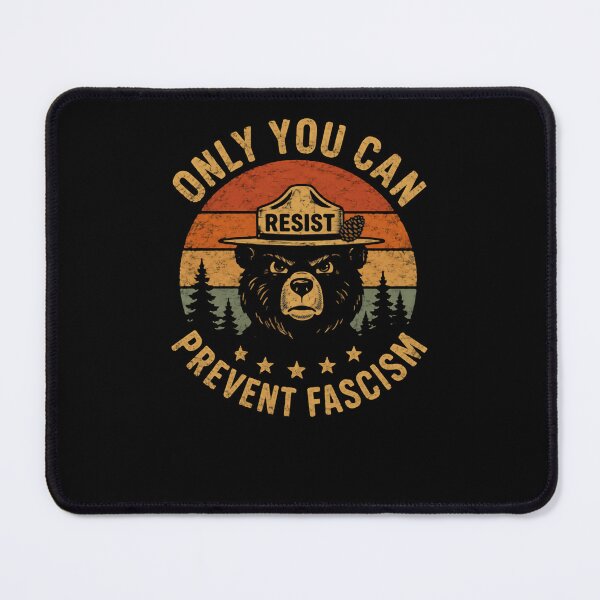 Item preview, Only You Can Resist Prevent Fascism Political Activist Bear designed and sold by HumansStuck12.