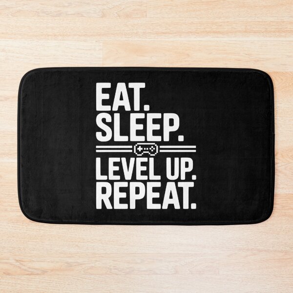 Item preview, Eat. Sleep. Level Up. Repeat. designed and sold by Frank Ring.