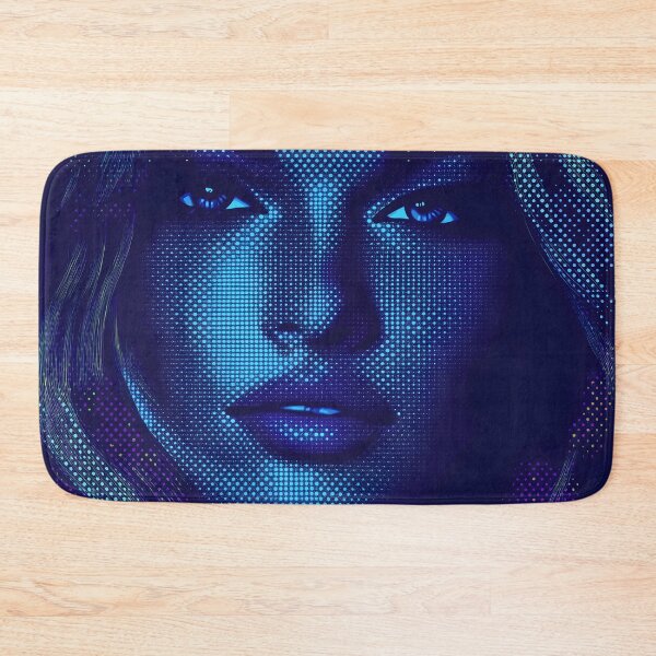 Item preview, Neon Halftone Portrait of a Woman designed and sold by ClubVacay.